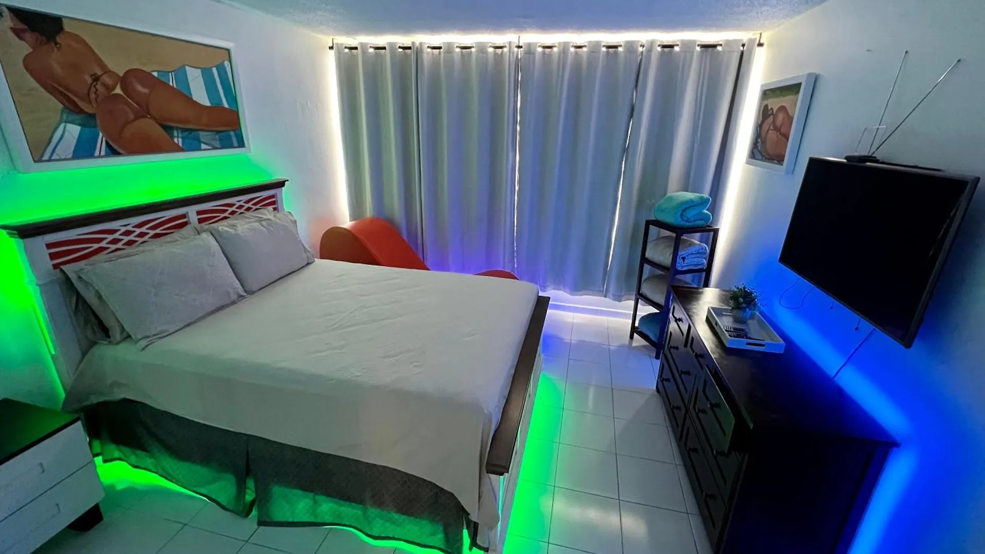 Beachfront Tropical Tantra Apartment サンジョアン プエルトリコ